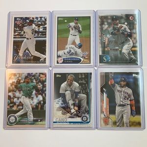 Lot of 6 Robinson Cano MLB Baseball Cards